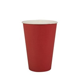 Roter Pappbecher, 200 ml, Durchmesser 70 mm, 20 Stück