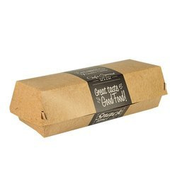 Papierbehälter für Baguettes, 21 x 7,5 x 6,2 cm, 50 Stück