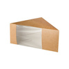 Papierverpackung für Sandwiches, 12,3 x 12,3 x 8,2 cm, 50 Stück