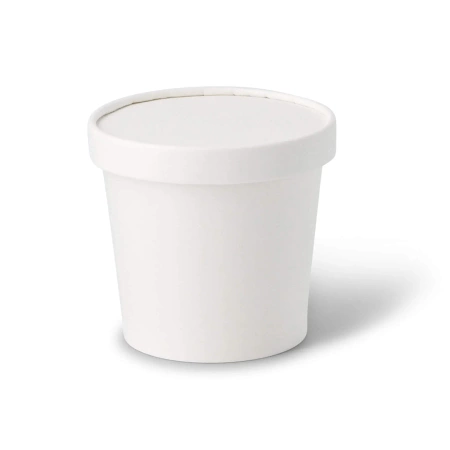 Papierdeckel für Eisbecher mit einem Durchmesser von 92 mm, 50 Stück