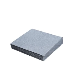 3-lagige silberne Servietten, 1/4, 33 x 33 cm, 20 Stück