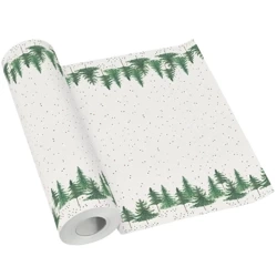 PREMIUM-Papiertischläufer auf Rolle, „Conifer Forest“, 40 cm x 24 m, 1 Stück