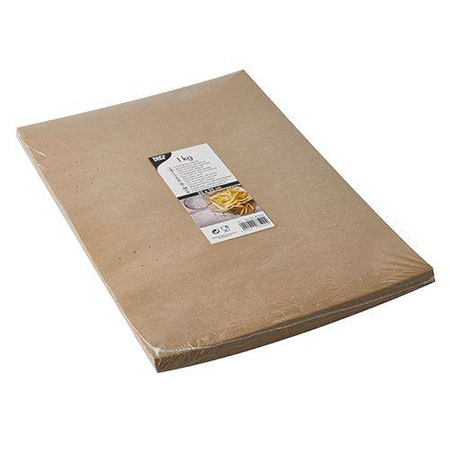 Fettbeständiges Kraft-Verpackungspapier, 35 x 25 cm, 1 kg, ~200 Blatt