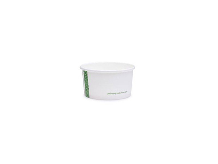 Papierbecher für Suppen und Desserts, 180 ml, Durchmesser 90 mm, 50 Stück