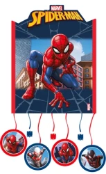 3D-Papier-Piñata „Spider-Man“, 20 x 27 cm, 1 Stück