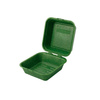 Wiederverwendbare grüne Burgerboxen, 16 x 15 x 8,5 cm, 60 Stück