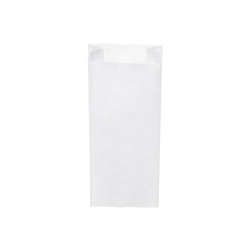 Weiße Papiertüte für Frühstücksbrötchen, 2,0 kg, 14+7 x 32 cm, 1000 Stück