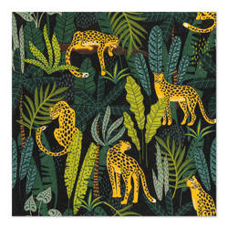 3-lagige Servietten „Leopard“ 1/4, 33 x 33 cm, 20 Stück