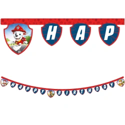 Geburtstagsgirlande aus Papier „Paw Patrol Heroes“, 2 m, 1 Stück