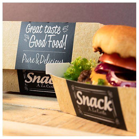 Good Food Burger-Box 15,5 x 15,5 x 9 cm, 50 Stück