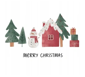 3-lagige Servietten „Weihnachten“, 1/4, 33 x 33 cm, 20 Stück