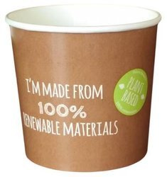 Papiersuppe-Becher, 750 ml, Durchmesser 114 mm, 25 Stück
