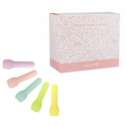 Tutti Frutti-Eislöffel aus Papier, einzeln verpackt, 9 cm, 500 Stück