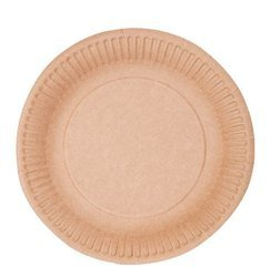Runder Kraftpapier-Teller, 15 cm, 100 Stück