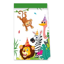 Papiertüten „Jungle“ 16 x 22 cm, 4 Stück