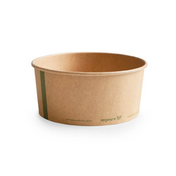 Kraftpapier-Salatschale, 1500 ml, Durchmesser 185 mm, 50 Stück