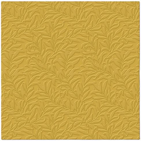 3-lagige, geprägte Servietten, goldfarben, 33 x 33 cm, 20 Stück