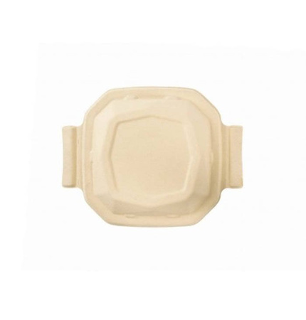 Deckel aus Zuckerrohr für Schalen (650 ml), 50 Stück