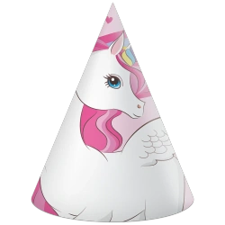 Papierhütchen „Unicorn“, 6 Stück