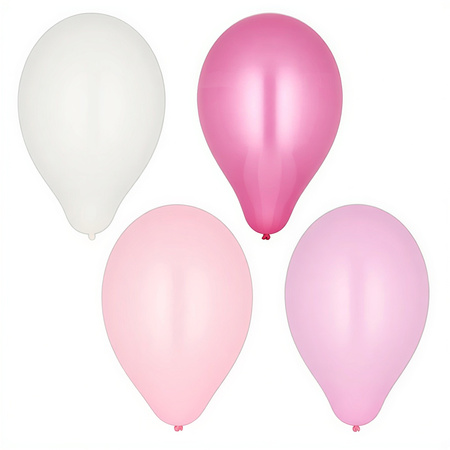 Luftballons „Pink-Mix“, 25 cm, 16 Stück