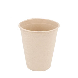 Becher aus Zuckerrohr, 260 ml, Durchmesser 80 mm, 50 Stück