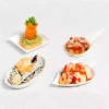 Fingerfood-Schälchen, 4 verschiedene Formen, weiß, 1000 Stück (4 x 250)