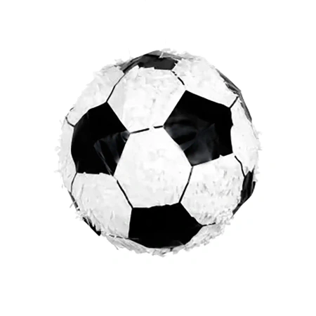 3D-Papier-Piñata „Football Ball“, 24 cm, 1 Stück