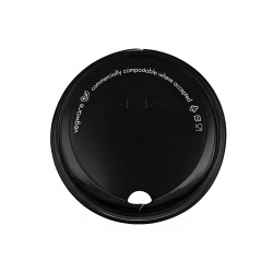 Deckel aus Zuckerrohr für Becher, Durchmesser 90 mm, 50 Stück