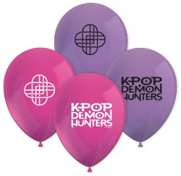 Latexballons „K-POP“, 28 cm, 8 Stück