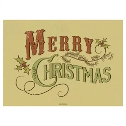 Papiertischsets „Vintage Christmas“, 31 x 43 cm, 250 Stück