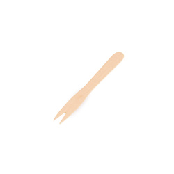 Holz-Pommes-Gabeln, 8,5 cm, 100 Stück