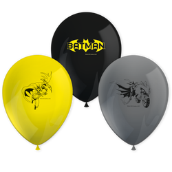 Latexballons „Batman“, 28 cm, 8 Stück