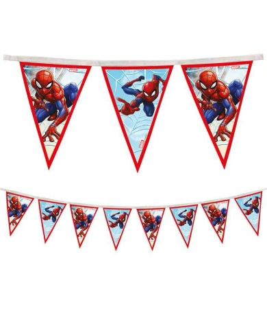 Wiederverwendbar-Girlande „Spider-Man“, 2,3 m, 1 Stück
