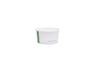 Papierbecher für Suppen und Desserts, 180 ml, Durchmesser 90 mm, 50 Stück