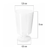 Weinglas PLA 160 ml, 12 Stück
