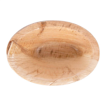 Schälchen aus Palmblättern, 70 ml, 10 x 7,2 x 4,8 cm, 25 Stück