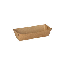 Tiefe, fettbeständige Papierschale, 10,5 x 3,3 x 3 cm, 50 Stück