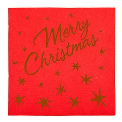 Premium-Airlaid-Servietten, „Christmas“, 1/4, 40 x 40 cm, 50 Stück