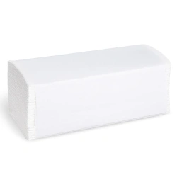Zweilagige ZZ-Papierhandtücher, weiß, 21 cm x 23 cm, 3000 Stück