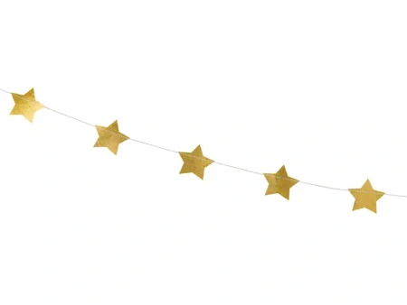 Wiederverwendbare Flaggengirlande „Sparkling Balloons“, 2,3 m, 1 Stück