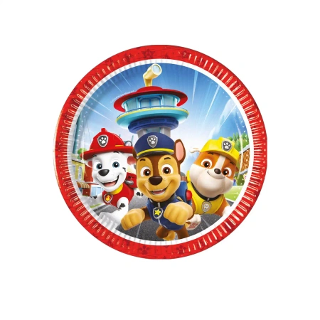Papierteller „Paw Patrol Heroes“, 20 cm, 8 Stück