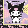 Zweilagige Servietten „Kuromi“, 33 x 33 cm, 20 Stück