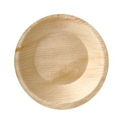 Schale aus Palmblättern, 180 ml, Durchmesser 15 cm, Höhe 3 cm, 25 Stück