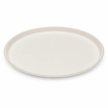 Runder Teller aus Zuckerrohr, Durchmesser 26 cm, 50 Stück