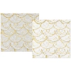 Premium-Airlaid-Servietten, „Festive Garland“, 1/4, 40 x 40 cm, 50 Stück