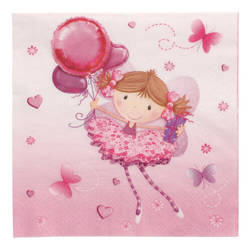 3-lagige Servietten „Little Dancer“ 1/4, 33 x 33 cm, 20 Stück