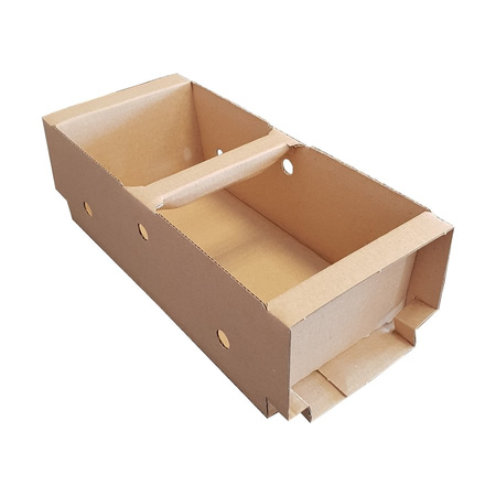 Kartonschalen für Obst/Gemüse, für 1 kg, 23 x 12 x 8,5 cm, 20 Stück