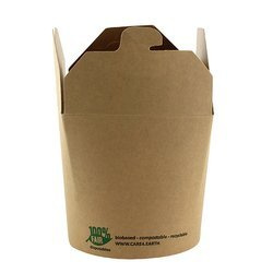 Kraft-Snackbox 760 ml, 9,8 x 10 x 8,8 cm, 25 Stück