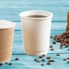 Weißer doppelwandiger Pappbecher, 350 ml, Durchmesser 90 mm, 25 Stück