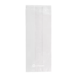 Papier-Faltbeutel, halbtransparent, „Panorama“ 9+6 x 23 cm, 250 Stück